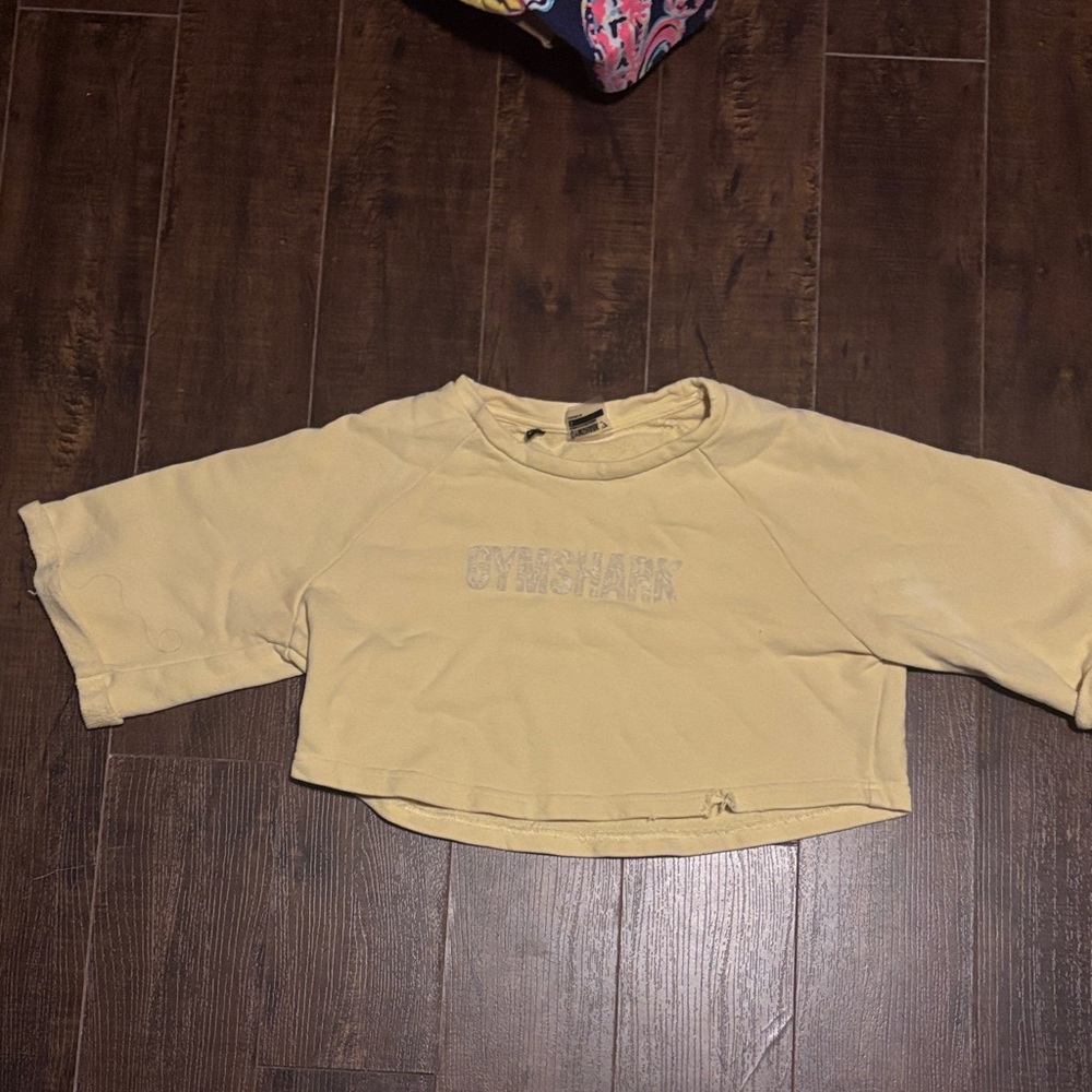 Gymshark Mustard Cropped Top